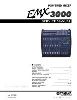 Yamaha EMX-3000 - Service Manual